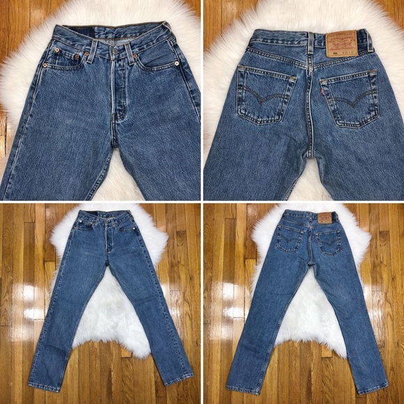 SOLD🌸Vtg 501 Medium Wash Levis 23🌸 - Picture 7 of 8